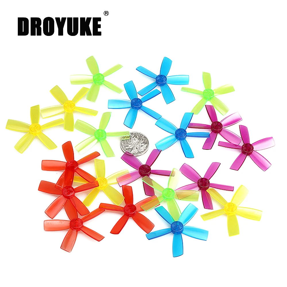 

Droyuke 10 Pairs 1935 1.9x3.5 CW CCW 5-Blade Propellers 1.5mm Mounting Hole for RC Rotor Parts