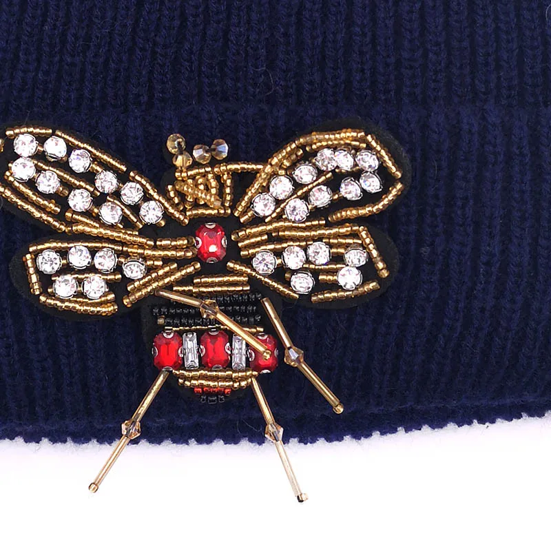 Brangdy Women Bee Knit Beanie Hat Winter Autumn for Ladies Slouchy Cotton Ribbed Skullies Beanies Cap Novelty Bonnet Femme Gorro
Brangdy Women Bee Knit Beanie Hat Winter Autumn for Ladies Slouchy Cotton Ribbed Skullies Beanies Cap Novelty Bonnet Femme Gorro