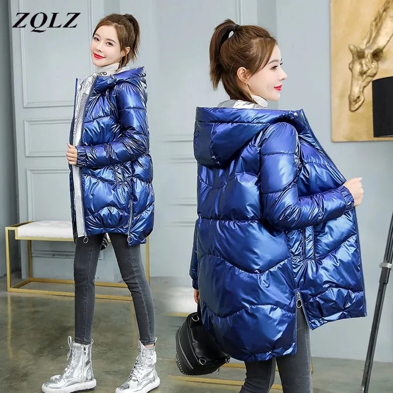 ZQLZ зимняя куртка, парки для женщин, новинка 2021, блестящий пуховик, хлопковая куртка, парка с капюшоном, теплая Женская куртка с хлопковой под...
ZQLZ зимняя куртка, парки для женщин, новинка 2021, блестящий пуховик, хлопковая куртка, парка с капюшоном, теплая Женская куртка с хлопковой под...