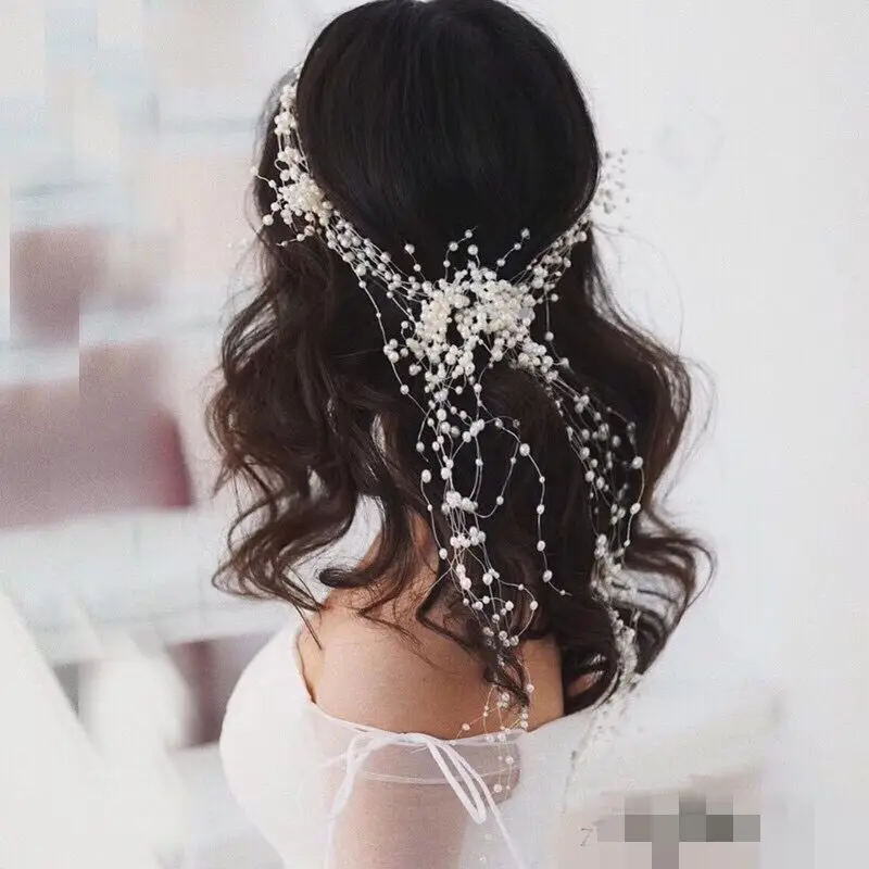 Multi layer Pearl Headband Hair Hoop women party brides Wedding Headdress bridal Hair Jewelry
Multi layer Pearl Headband Hair Hoop women party brides Wedding Headdress bridal Hair Jewelry