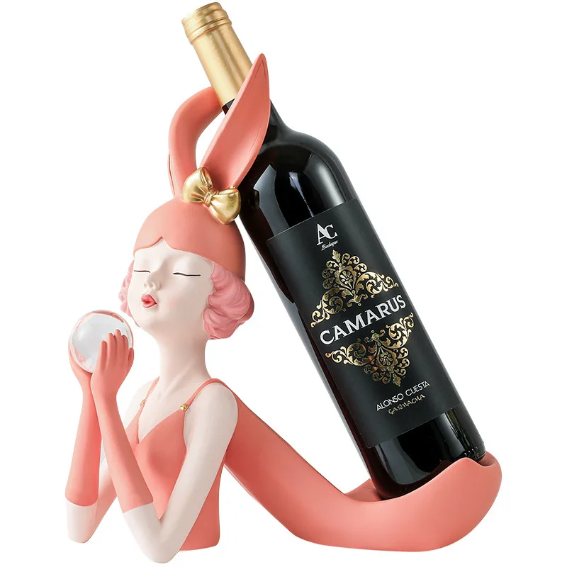 Creative resin cute rabbit girl practical decoration modern simple wine cabinet wine rack decoration housewarming gift
Creative resin cute rabbit girl practical decoration modern simple wine cabinet wine rack decoration housewarming gift