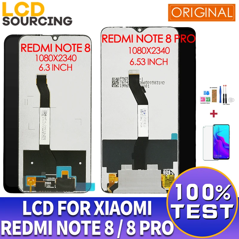 ЖК дисплей для Xiaomi Redmi Note 8 M1908C3JH сенсорный экран с дигитайзером в сборе REDMI NOTE PRO