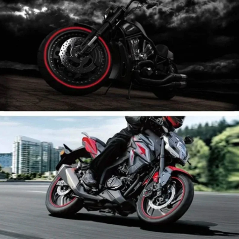 New Motorcycle car 18 inch tire sticker Strips Motorcycle Car Wheel Tire Stickers Reflective Rim Tape Motorbike Auto Decals
New Motorcycle car 18 inch tire sticker Strips Motorcycle Car Wheel Tire Stickers Reflective Rim Tape Motorbike Auto Decals