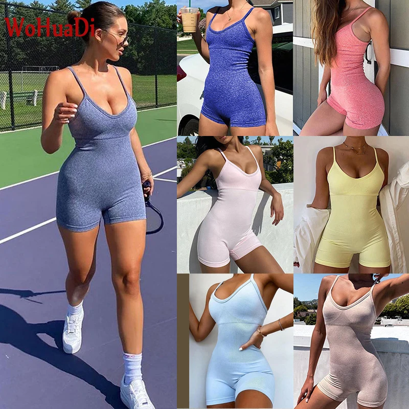 WOHUADI спортивный Цельный боди Женский пуш-ап бесшовный спортивный комбинезон на бретельках женский йога одежда для тренировок, фитнеса трен...
WOHUADI спортивный Цельный боди Женский пуш-ап бесшовный спортивный комбинезон на бретельках женский йога одежда для тренировок, фитнеса трен...