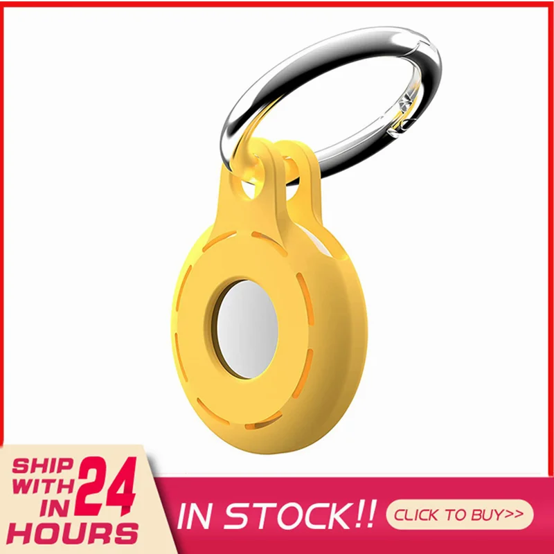 Защитный силиконовый чехол с брелоком для Apple airtag, совместимый с Bluetooth 
Защитный силиконовый чехол с брелоком для Apple airtag, совместимый с Bluetooth