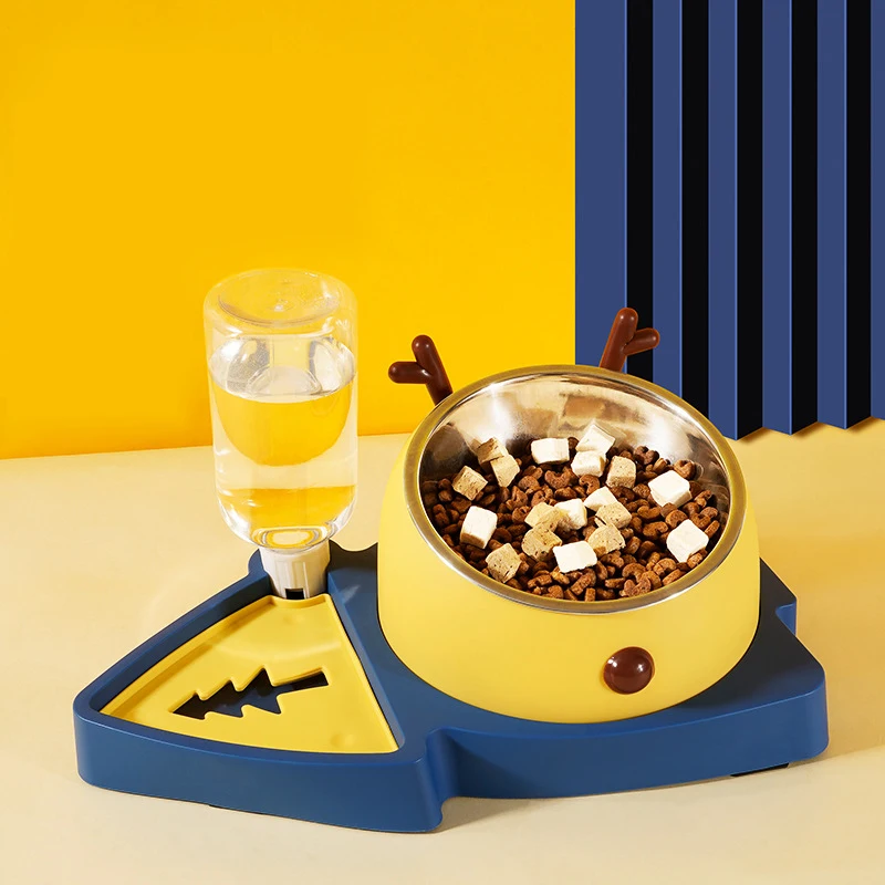 Pet Cat Bowl Automatic Feeder Dog Cat Food Bowl With Water Fountain Double Bowl Drinking Bowls For Cats
Pet Cat Bowl Automatic Feeder Dog Cat Food Bowl With Water Fountain Double Bowl Drinking Bowls For Cats