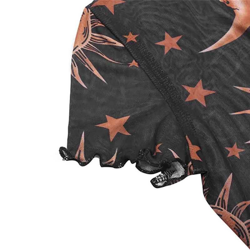 New Arrivals Fashion Sexy Mesh Wrapped Wooden Ear Perspective Casual Female 2020 Harajuku Summer Short T Shirt Women F3 
New Arrivals Fashion Sexy Mesh Wrapped Wooden Ear Perspective Casual Female 2020 Harajuku Summer Short T Shirt Women F3