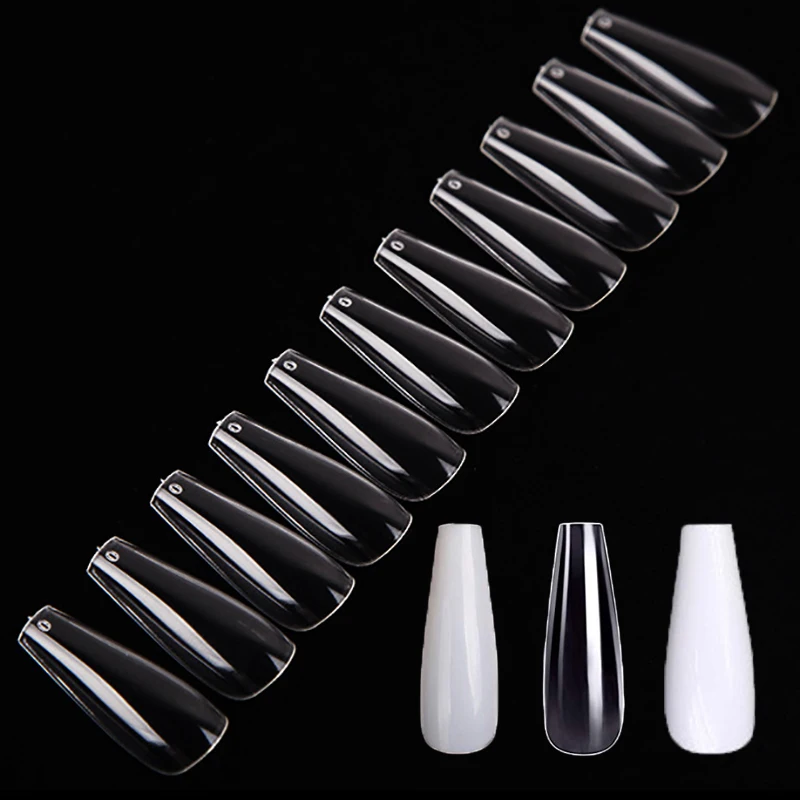 100pc/bag Long Ballerina Coffin Fake Nails Tips Clear Nature Color ABS Full Cover Fasle Nails Manicure Acrylic Nail Art Tools
100pc/bag Long Ballerina Coffin Fake Nails Tips Clear Nature Color ABS Full Cover Fasle Nails Manicure Acrylic Nail Art Tools