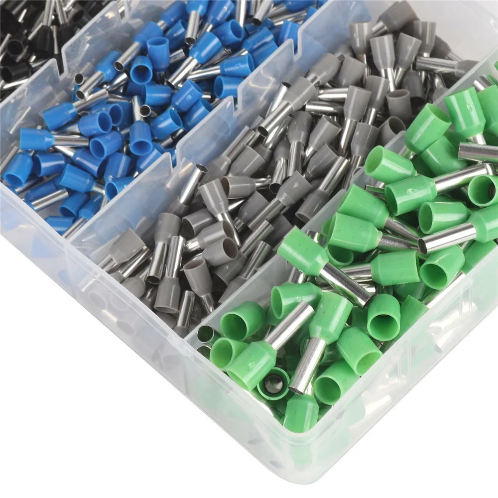 1200pcs Tubular terminal Crimp Tool Crimper Plier Wire Terminal Connector Set 0.25-6.0mm Electrical Pliers Precision Clamp Set
1200pcs Tubular terminal Crimp Tool Crimper Plier Wire Terminal Connector Set 0.25-6.0mm Electrical Pliers Precision Clamp Set