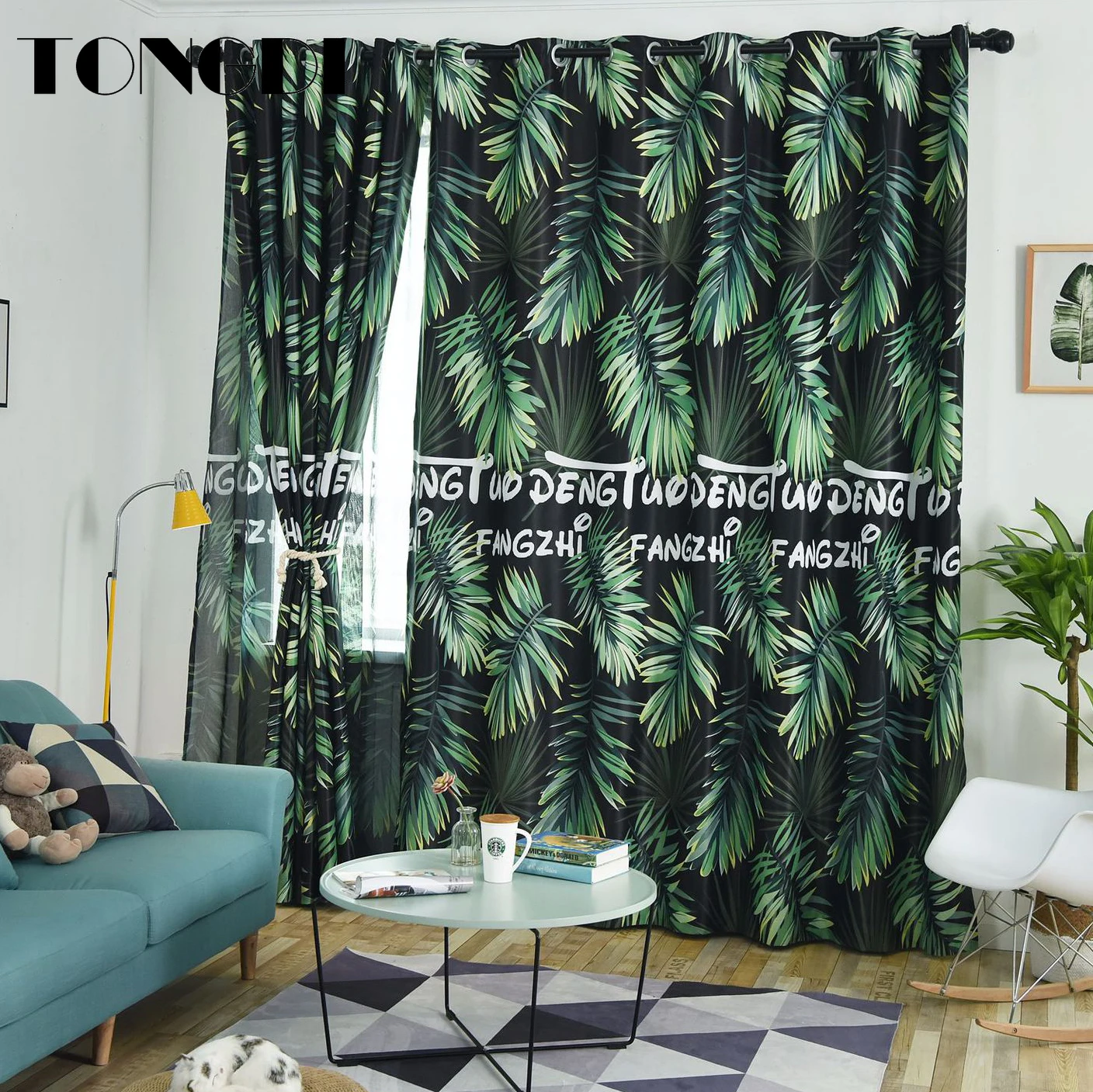 TONGDI Printing Blackout Curtains Elegant Tropical Rain Forest Luxury Decoration For Home Parlour Children Bedroom Living Room
TONGDI Printing Blackout Curtains Elegant Tropical Rain Forest Luxury Decoration For Home Parlour Children Bedroom Living Room