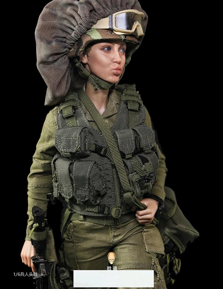 Female Head Sculpt Carved with Expression Model Collectible FP-H-003 1/6 Facepool Figure for 12'' Action Figures Body Accessory
Female Head Sculpt Carved with Expression Model Collectible FP-H-003 1/6 Facepool Figure for 12'' Action Figures Body Accessory