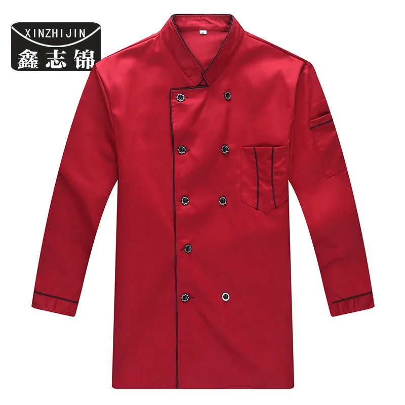 autumn winter cake shop kitchen hotel kitchen restaurant catering workers' clothes men and women chef clothes increase
autumn winter cake shop kitchen hotel kitchen restaurant catering workers' clothes men and women chef clothes increase