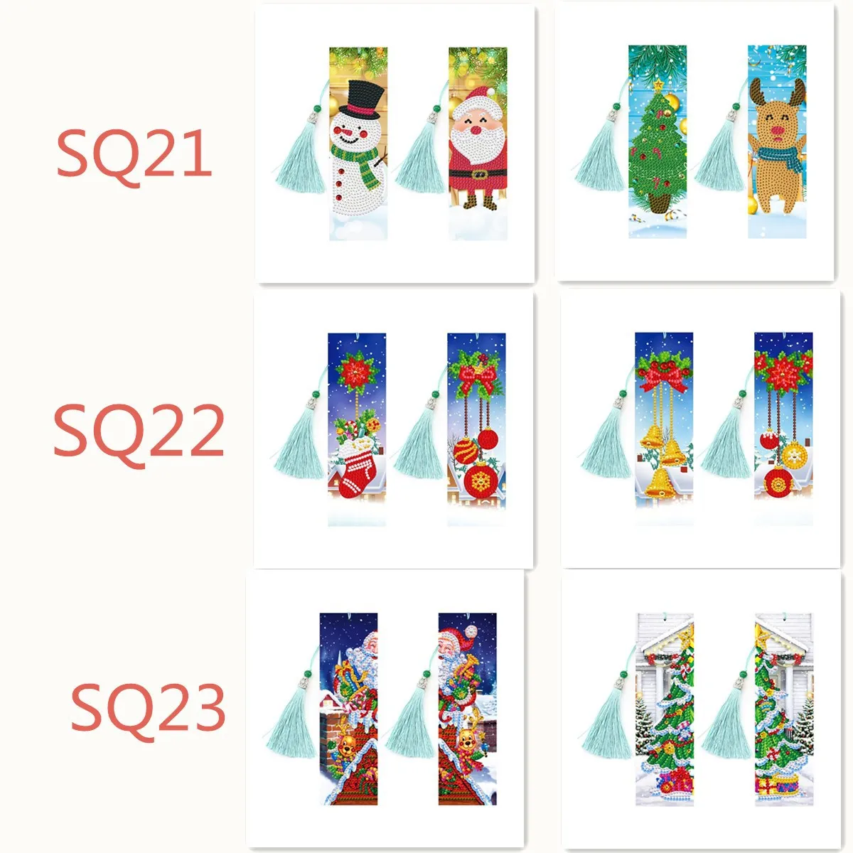 4pcs/1set Christmas gift 5d diamond painting bookmark DIY socks snowman bookmark tassel pendant new year diamond art kit
4pcs/1set Christmas gift 5d diamond painting bookmark DIY socks snowman bookmark tassel pendant new year diamond art kit