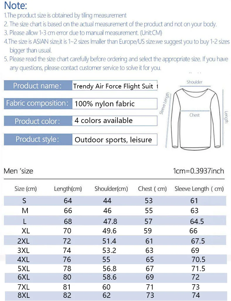 Autumn Winter Men's Pattern Printed Aviator Jacket Nylon Stand-Up Collar Black Warm Jacket Thick Plus Size S-8XL Clothes For Men
Autumn Winter Men's Pattern Printed Aviator Jacket Nylon Stand-Up Collar Black Warm Jacket Thick Plus Size S-8XL Clothes For Men