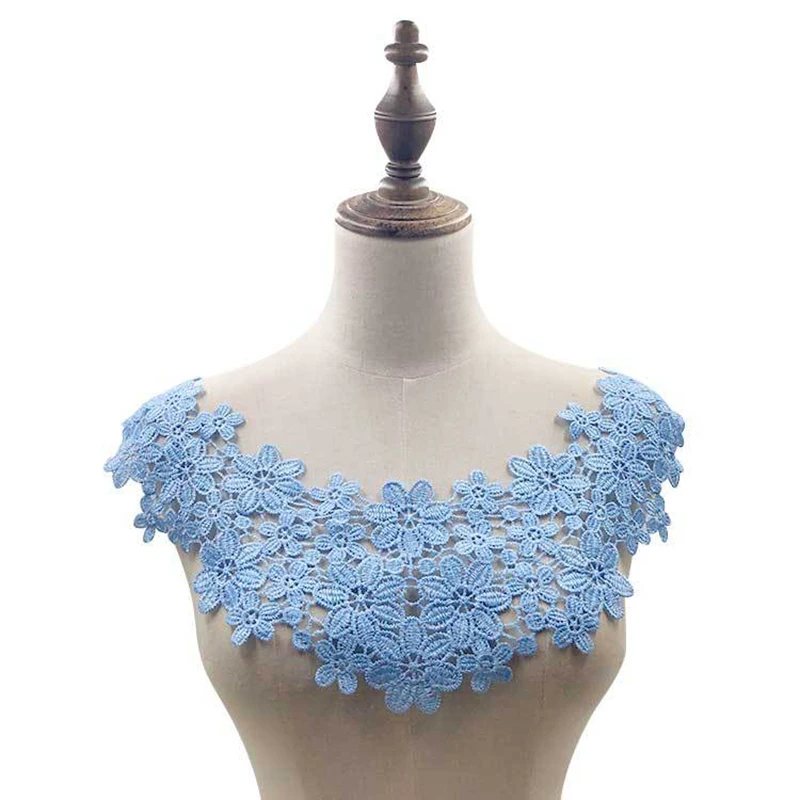 11 Colors DIY Flower Dresses High Quality Lace Fabric Embroidered Applique Neckline Collar Applique Trim Fabric Sewing Supplies
11 Colors DIY Flower Dresses High Quality Lace Fabric Embroidered Applique Neckline Collar Applique Trim Fabric Sewing Supplies