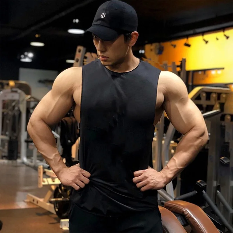 2021 Men's Fitness Gym Vest Men's Fitness Sleeveless Top Men's Cotton Breathable Sports Vest Undershirt Gym Running Vest Men
2021 Men's Fitness Gym Vest Men's Fitness Sleeveless Top Men's Cotton Breathable Sports Vest Undershirt Gym Running Vest Men