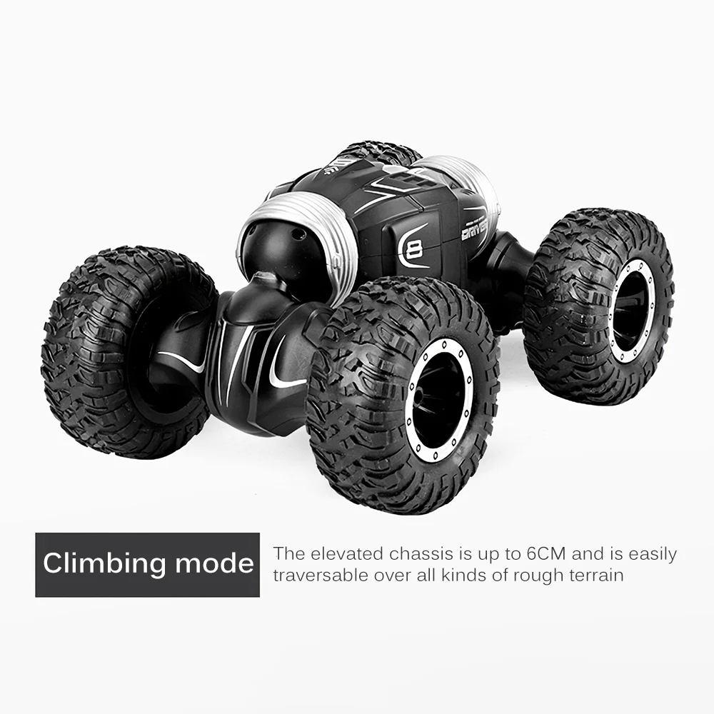 2.4GHz Remote Control Climbing Car Toys Double-Sided Mode 4 Wheel Drive Remote Control Car Buggy High Speed Off-Road Car Toys 
2.4GHz Remote Control Climbing Car Toys Double-Sided Mode 4 Wheel Drive Remote Control Car Buggy High Speed Off-Road Car Toys