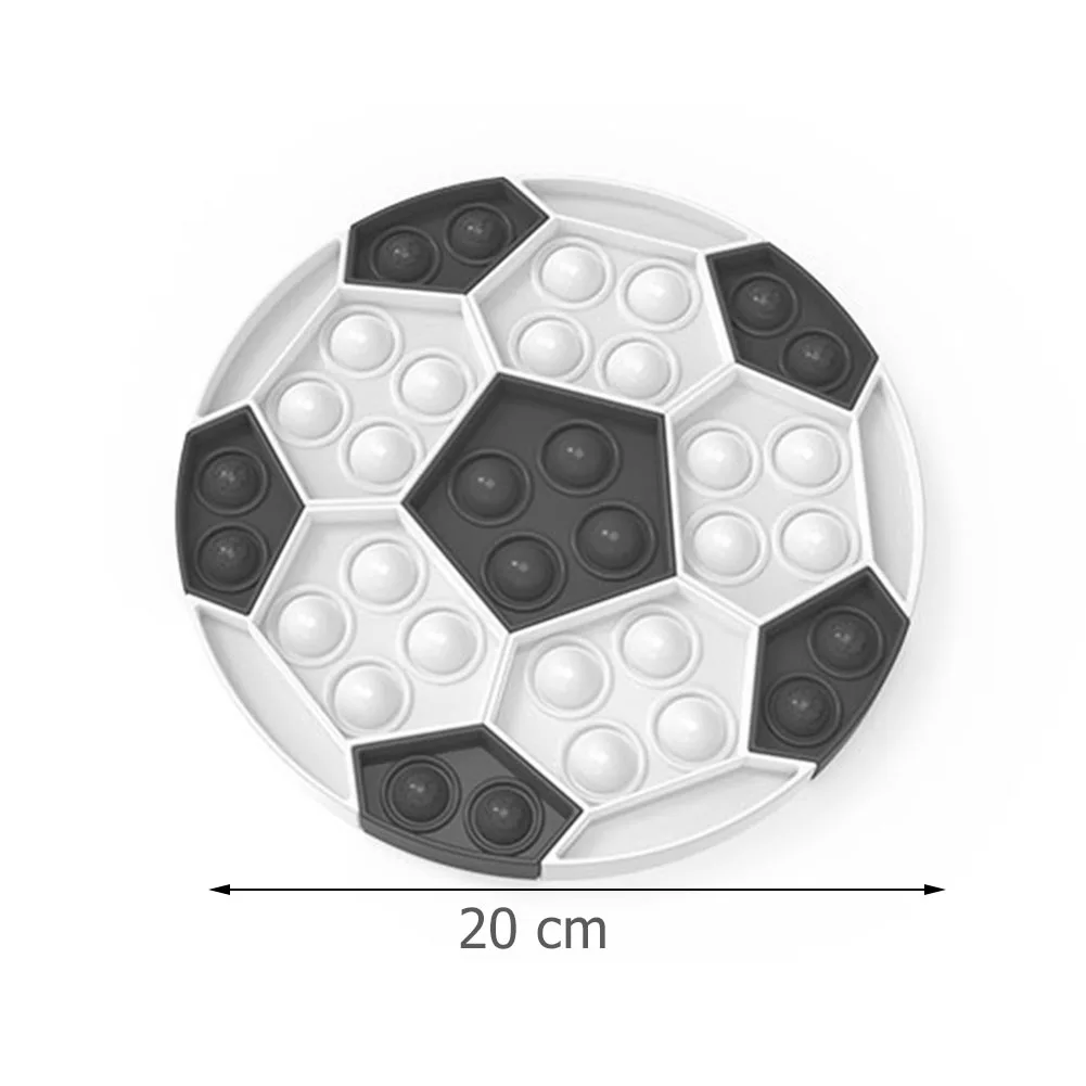 Silicone Splicing Football European Cup Push Bubble Sensory fidget Toys Stress Relieve Autism Educational for Adults Kids Gifts
Silicone Splicing Football European Cup Push Bubble Sensory fidget Toys Stress Relieve Autism Educational for Adults Kids Gifts