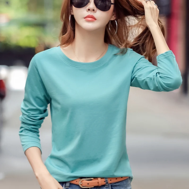 Bottom Coat Long Sleeve Women's T-shirt In Autumn And Winter
Bottom Coat Long Sleeve Women's T-shirt In Autumn And Winter