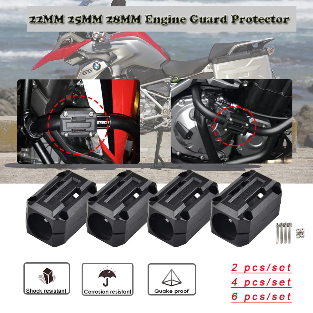Защитный бампер для мотоцикла 25 мм BMW R1200GS LC ADV HONDA CRF1000L Kawasaki Versys 650 KTM 1290|Бамперы и