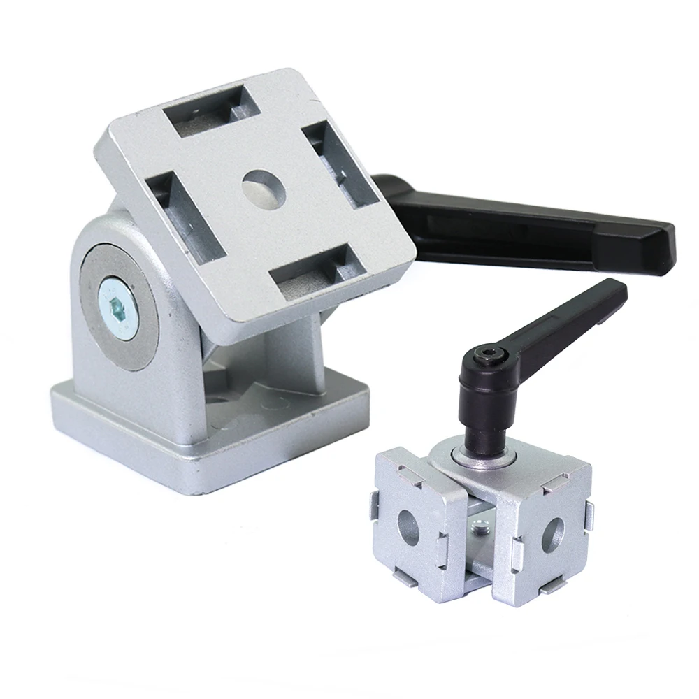 Die cast Zinc Alloy Flexible Pivot Joint Connector with Handle corner hinge for Aluminum Extrusion Profile 30/40/45 Series 
Die cast Zinc Alloy Flexible Pivot Joint Connector with Handle corner hinge for Aluminum Extrusion Profile 30/40/45 Series