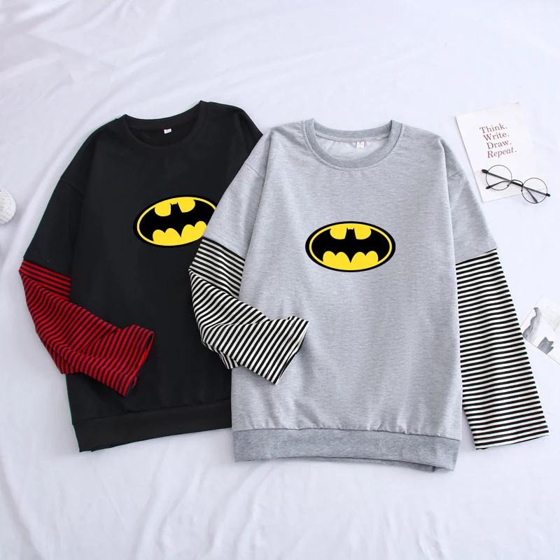 Men's Sweatshirt Bat Print Pullover 2019 New Fashion Splicing Color Autumn Hip Hop Clothing Harajuku Loose Large Size Tops Male
Men's Sweatshirt Bat Print Pullover 2019 New Fashion Splicing Color Autumn Hip Hop Clothing Harajuku Loose Large Size Tops Male