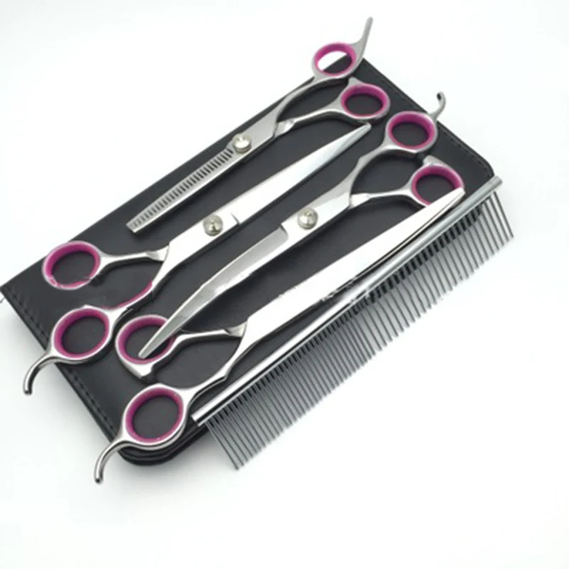 7.5-Inch Pet Hairdressing Scissors Set Flat Cutting Teeth Cut Bending Multi-Purpose Pet Hairdressing Tools Five-Piece Six-Piece
7.5-Inch Pet Hairdressing Scissors Set Flat Cutting Teeth Cut Bending Multi-Purpose Pet Hairdressing Tools Five-Piece Six-Piece