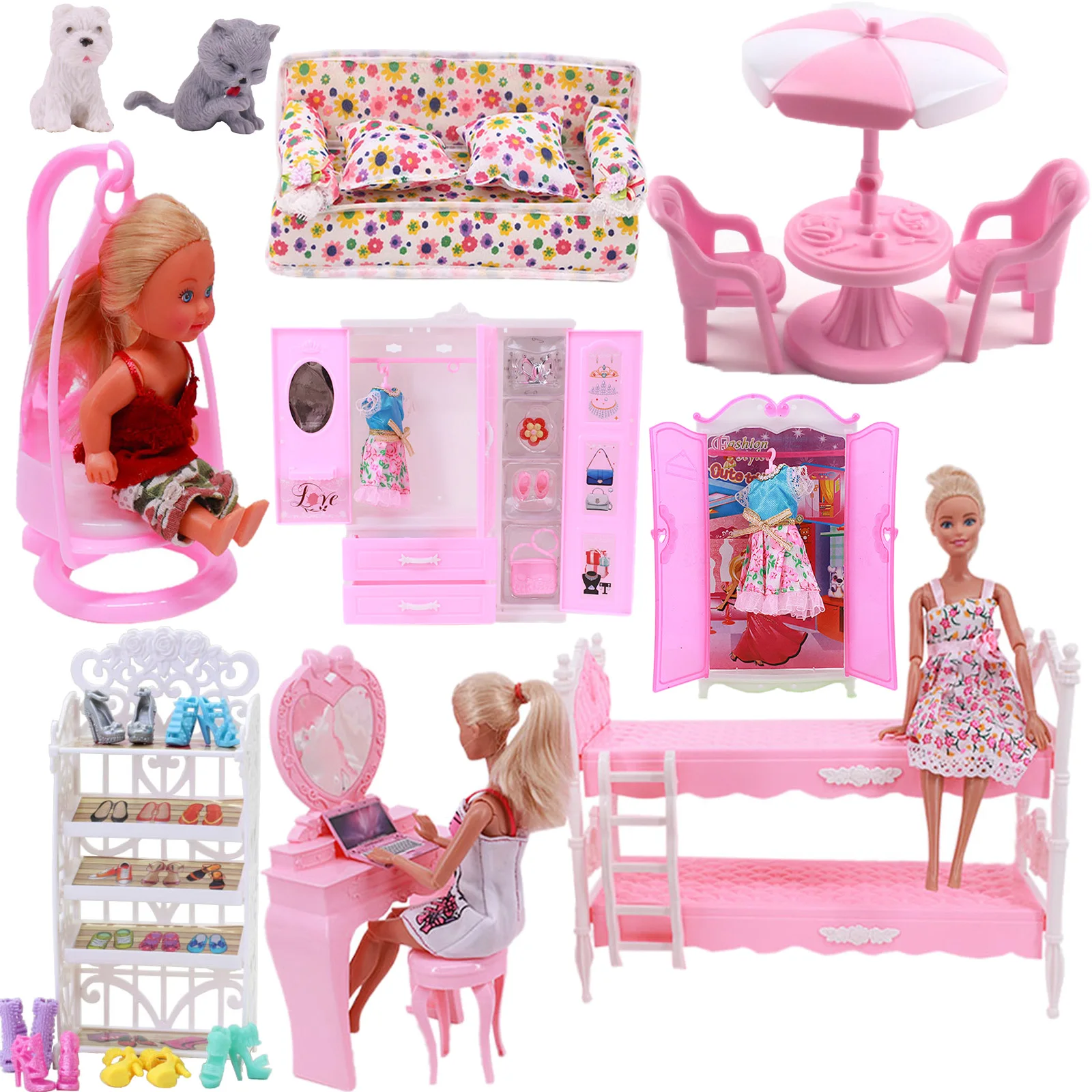 Dollhouse Accessories Furniture Wardrobe Chair Shoe Rack Bed Mirror For Barbies Doll Accessories Bjd Kelly 1:12 Doll Diy Toys
Dollhouse Accessories Furniture Wardrobe Chair Shoe Rack Bed Mirror For Barbies Doll Accessories Bjd Kelly 1:12 Doll Diy Toys