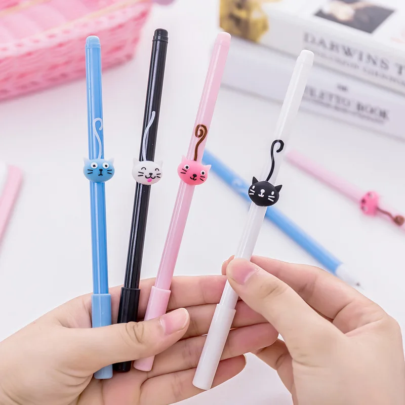 0,5 мм Kawaii Пластиковые чернила Корейская Милая гелевая ручка для творчества мультяшная кошка нейтральные ручки для школы канцелярские прина...
0,5 мм Kawaii Пластиковые чернила Корейская Милая гелевая ручка для творчества мультяшная кошка нейтральные ручки для школы канцелярские прина...