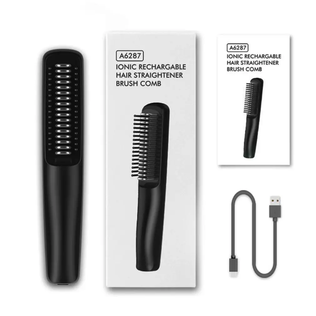 Home Wireless Charging Hair Straightener Comb Portable USB Charging Hair Straightener Curling Hair Straightening Comb
Home Wireless Charging Hair Straightener Comb Portable USB Charging Hair Straightener Curling Hair Straightening Comb