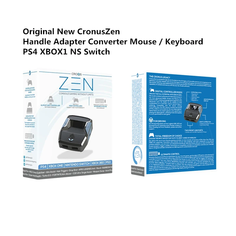 Переходник CronusZEN CronusMax2 CronusMax plus для проводного/беспроводного контроллера PS4 XBOX1 NS |