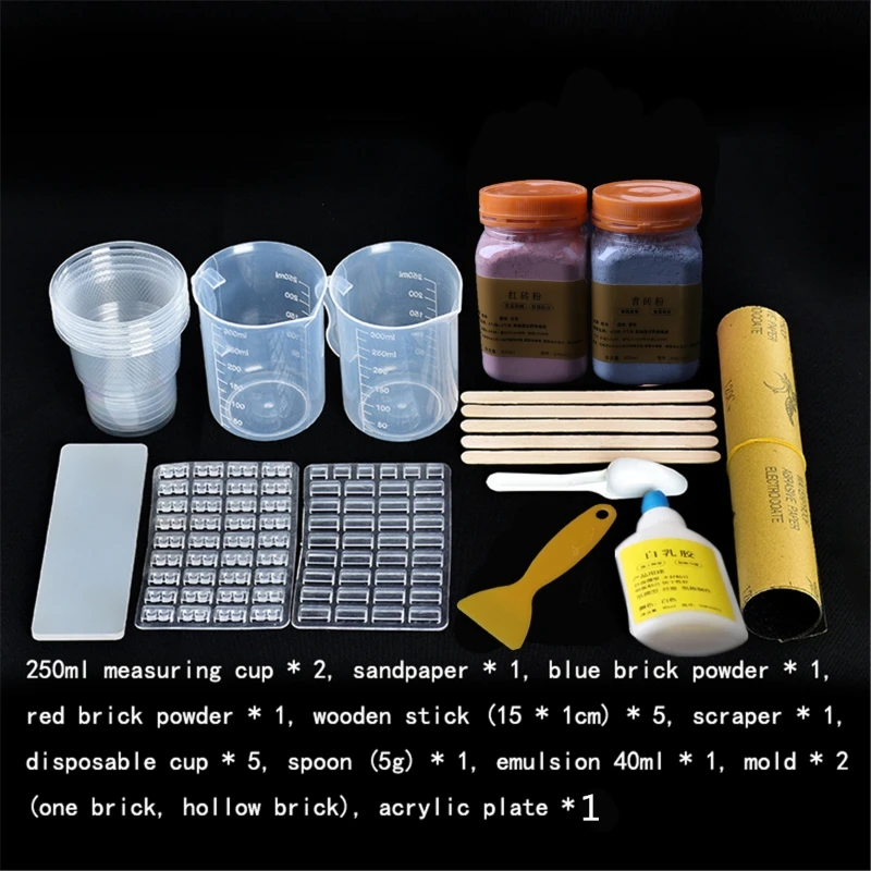 1/16 Miniature Simulation Brick DIY Kit Sand Table Diorama Landscape Scenery
1/16 Miniature Simulation Brick DIY Kit Sand Table Diorama Landscape Scenery