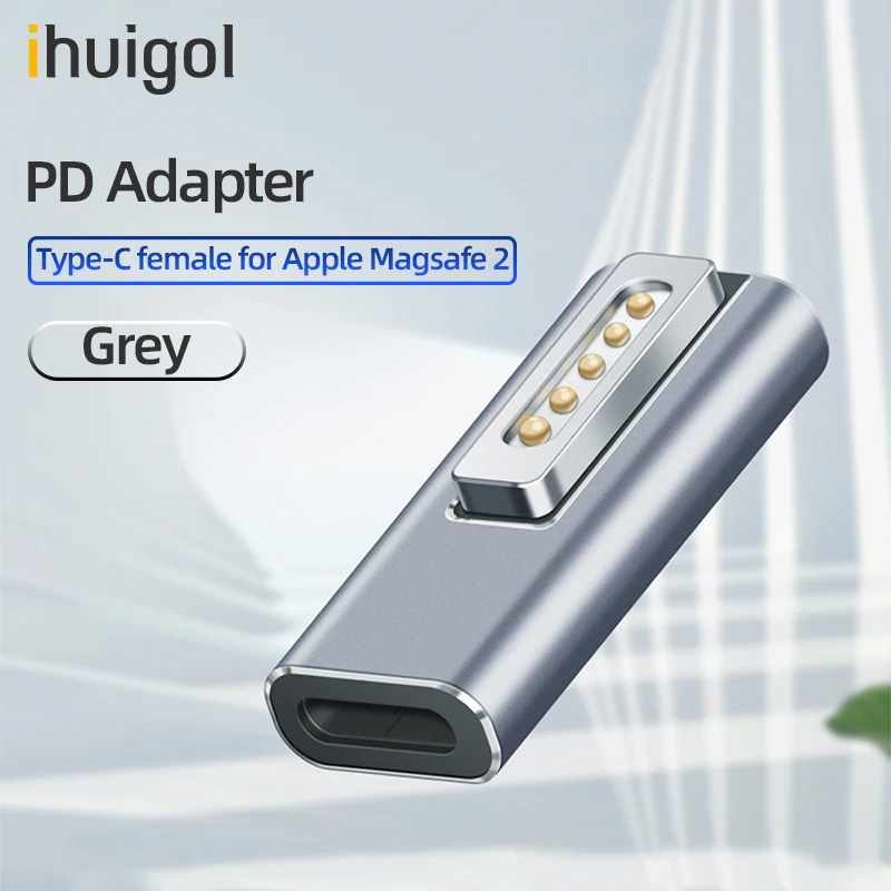 ihuigol 90 Degree Magnetic USB C Adapter Type-c Charge Connector PD 60W Fast Charging For Magsafe 2 MacBook iPad Pro Samsung S20
ihuigol 90 Degree Magnetic USB C Adapter Type-c Charge Connector PD 60W Fast Charging For Magsafe 2 MacBook iPad Pro Samsung S20