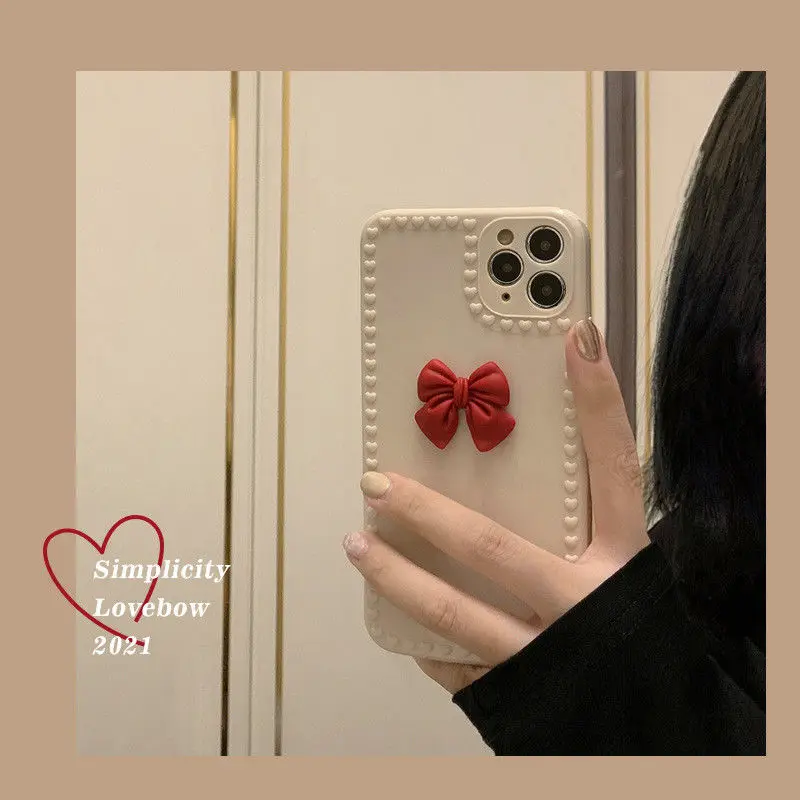 3D bowknot phone case for iphone 11 12 pro max case Shockproof iphone 7 case 6 8 plus X XR XS 12mini cover Anti falling shell
3D bowknot phone case for iphone 11 12 pro max case Shockproof iphone 7 case 6 8 plus X XR XS 12mini cover Anti falling shell