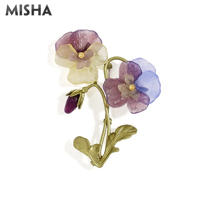 MISHA Fashion Flower Brooch Pins For Women Beauty Plant Pansy Design Jewelry Brooch Pins Women Ladies Chirstmas Gifts
MISHA Fashion Flower Brooch Pins For Women Beauty Plant Pansy Design Jewelry Brooch Pins Women Ladies Chirstmas Gifts