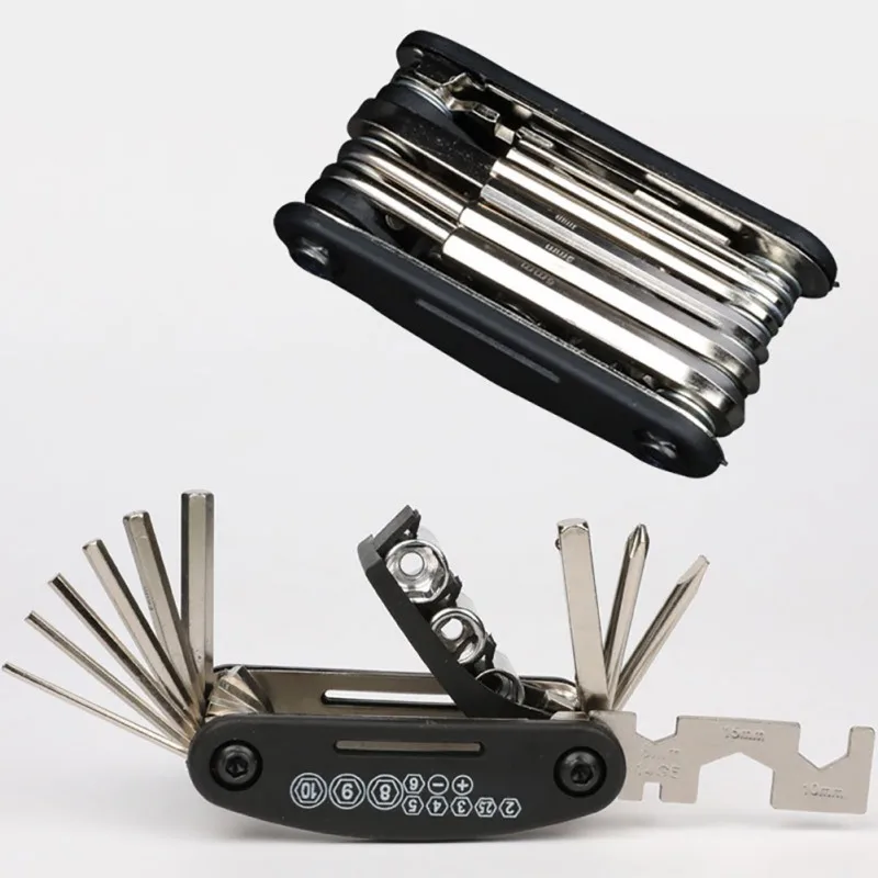 Bicycle Bike Tools Repairing Set 15 In 1 Bike Repair Tool Kit Wrench Screwdriver Chain Carbon steel bicycle Multifunction Tool
Bicycle Bike Tools Repairing Set 15 In 1 Bike Repair Tool Kit Wrench Screwdriver Chain Carbon steel bicycle Multifunction Tool