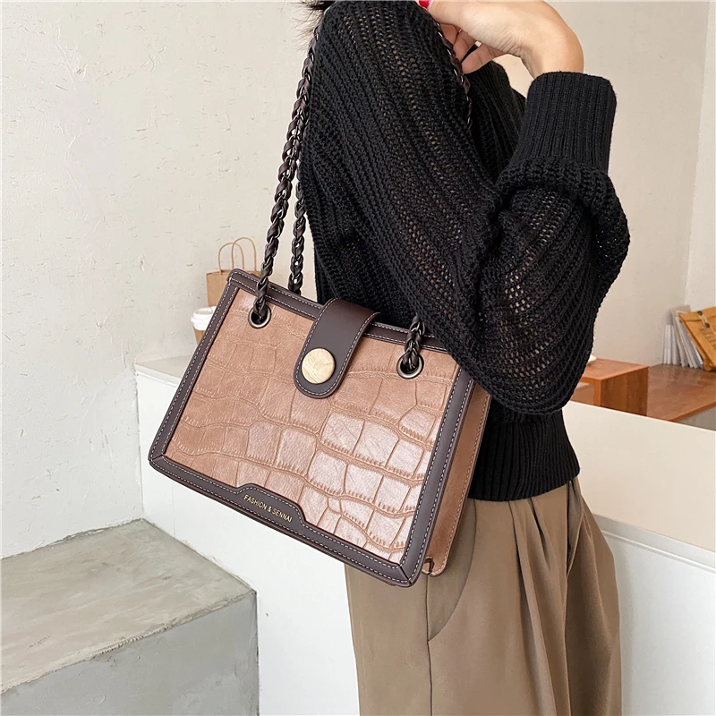 ATLI Stone Pattern High Quality PU Leather Shoulder Bags for Women 2021 Female Crossbody Small Women's Handbags Vintage Bag
ATLI Stone Pattern High Quality PU Leather Shoulder Bags for Women 2021 Female Crossbody Small Women's Handbags Vintage Bag
