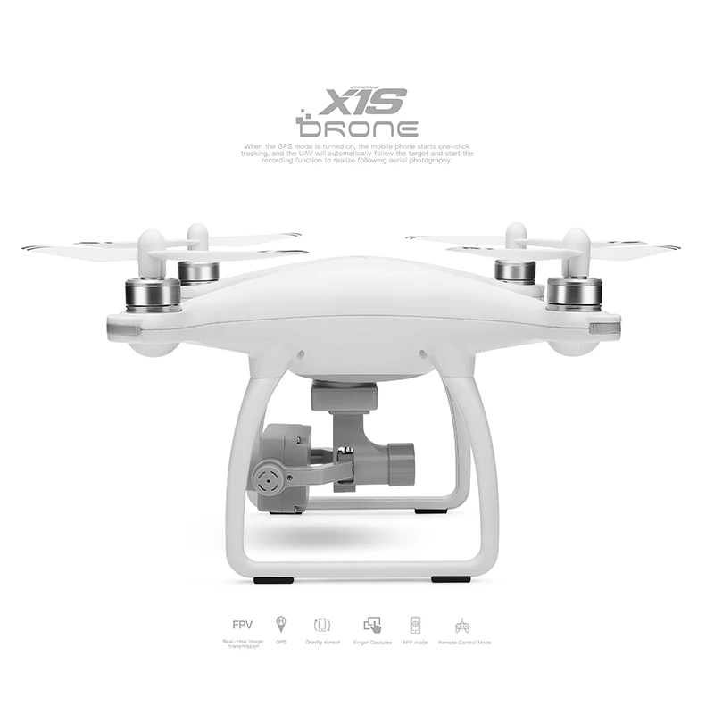 WLtoys XK X1S-4K UAV 2-Axis Self-Stabilizing Gimbal 5G WIFI GPS 1806 Brushless Motor HD Camera Real-Time Video RC Quadcopter
WLtoys XK X1S-4K UAV 2-Axis Self-Stabilizing Gimbal 5G WIFI GPS 1806 Brushless Motor HD Camera Real-Time Video RC Quadcopter