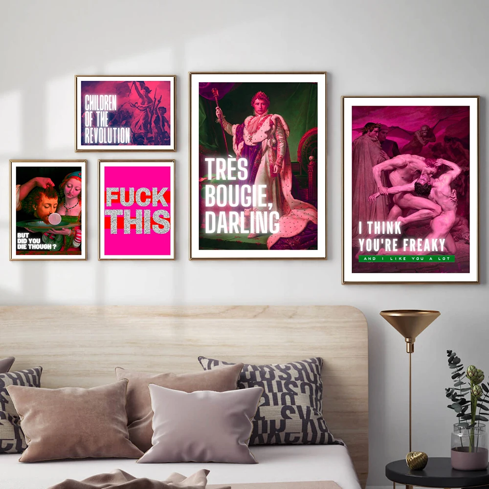 Children Of The Revolution Quote Altered Art Prints Retro Pink Sinner Jesus Canvas Painting Vintage Wall Pictures Home Decor
Children Of The Revolution Quote Altered Art Prints Retro Pink Sinner Jesus Canvas Painting Vintage Wall Pictures Home Decor