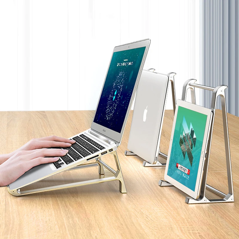 Aluminum Laptop Stand Desktop Tablet Holder For 11-17 inch Macbook Ipad Portable Notebook vertical storage Mount Support Base
Aluminum Laptop Stand Desktop Tablet Holder For 11-17 inch Macbook Ipad Portable Notebook vertical storage Mount Support Base