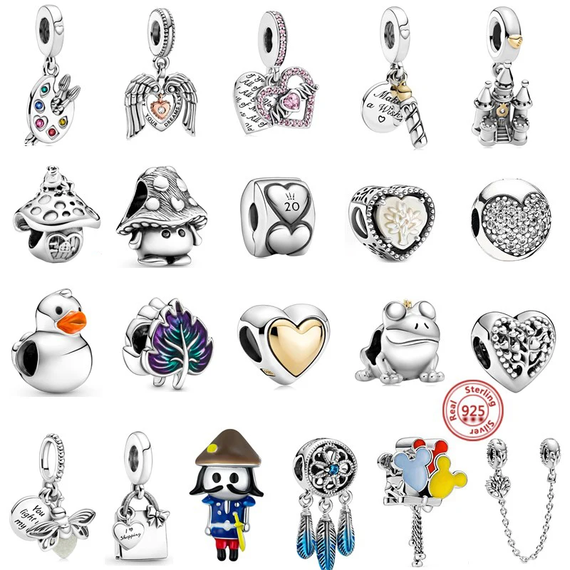 925 Silver Beads Balloon House Castle Mushroom Beads Safety Chain Fit Original Pandora Charms Bracelets DIY For Women Jewelry
925 Silver Beads Balloon House Castle Mushroom Beads Safety Chain Fit Original Pandora Charms Bracelets DIY For Women Jewelry