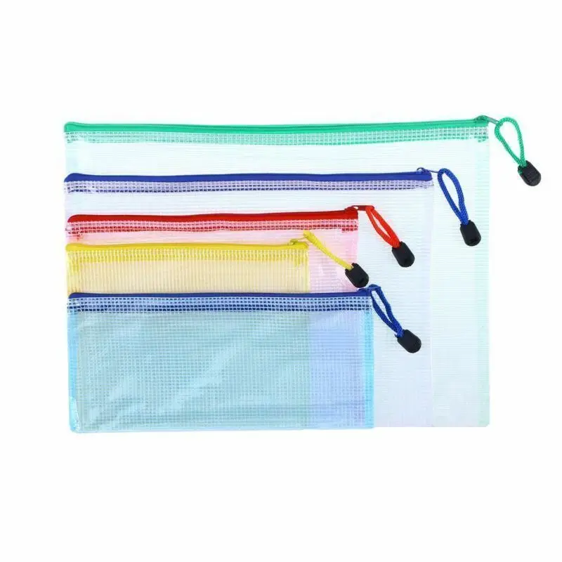 A4 green / B5 white / A5 red / A6 blue / B6 yellow each 1 waterproof mesh zipper document bag, reusable and permanent use
A4 green / B5 white / A5 red / A6 blue / B6 yellow each 1 waterproof mesh zipper document bag, reusable and permanent use