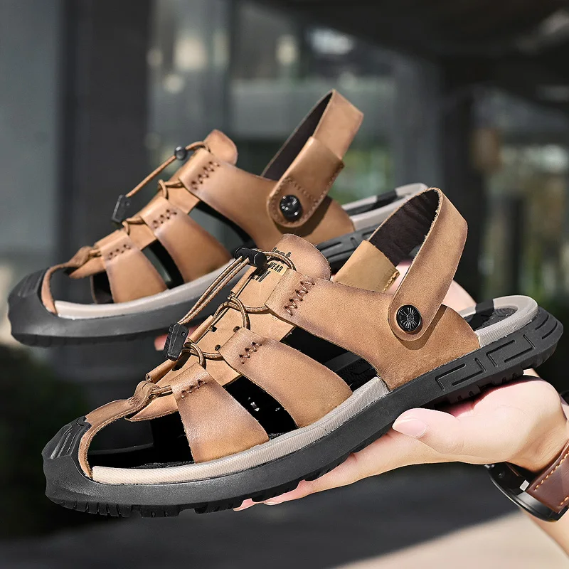 Summer Sandals Fisherman Leisure Fashion Outdoor Beach Trekking Hiking Alip-on Non-slip Water Shoes Platform Sandals Size38-46
Summer Sandals Fisherman Leisure Fashion Outdoor Beach Trekking Hiking Alip-on Non-slip Water Shoes Platform Sandals Size38-46