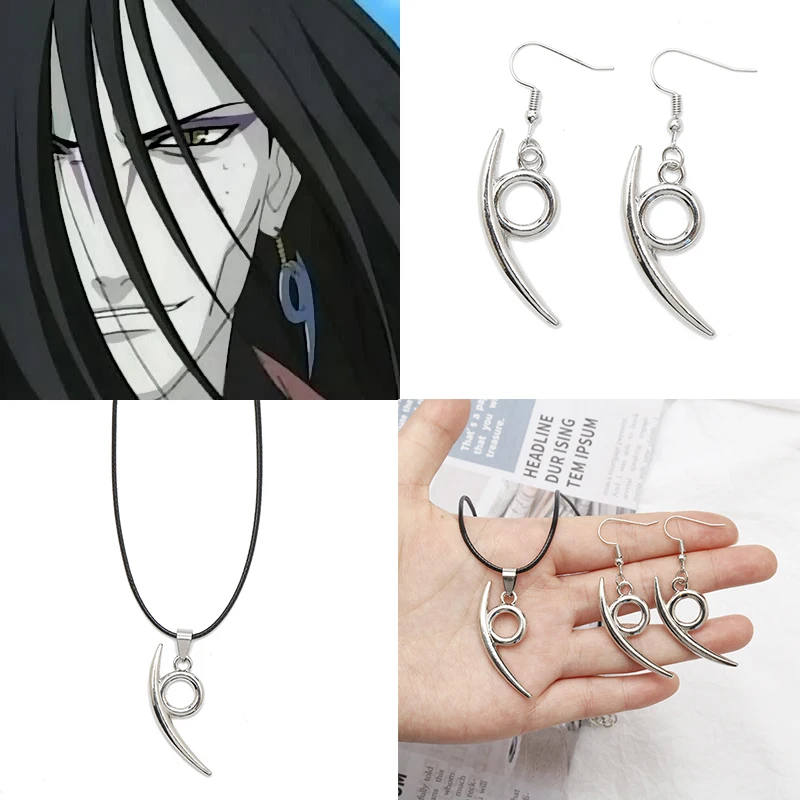 Anime Ninja Orochimaru Cosplay Earrings Fashion Kunai Shuriken Dart Pendant Stud Earring For Women Men Jewelry Friends Gift
Anime Ninja Orochimaru Cosplay Earrings Fashion Kunai Shuriken Dart Pendant Stud Earring For Women Men Jewelry Friends Gift