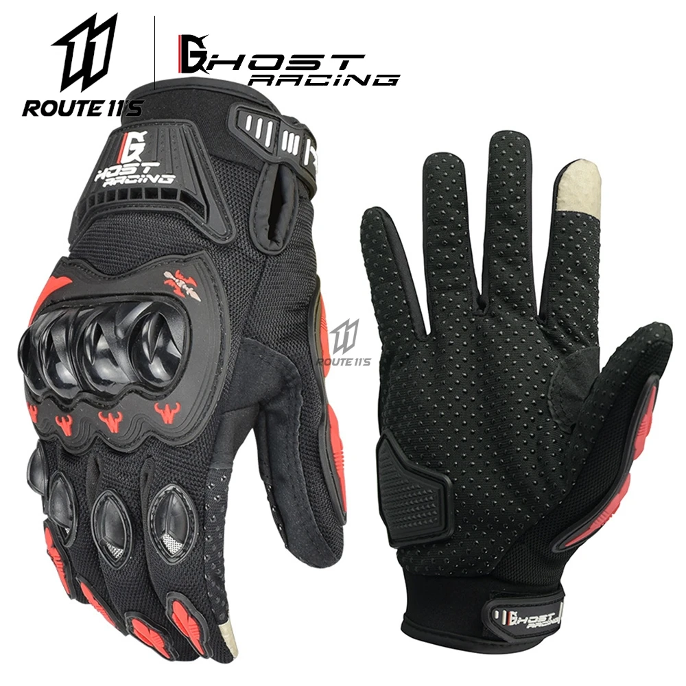 GHOST RACING Summer Motorcycle Gloves Men/Women Breathable Touch Screen Protective Gear Motobike Racing Non-skid Man's Guantes
GHOST RACING Summer Motorcycle Gloves Men/Women Breathable Touch Screen Protective Gear Motobike Racing Non-skid Man's Guantes