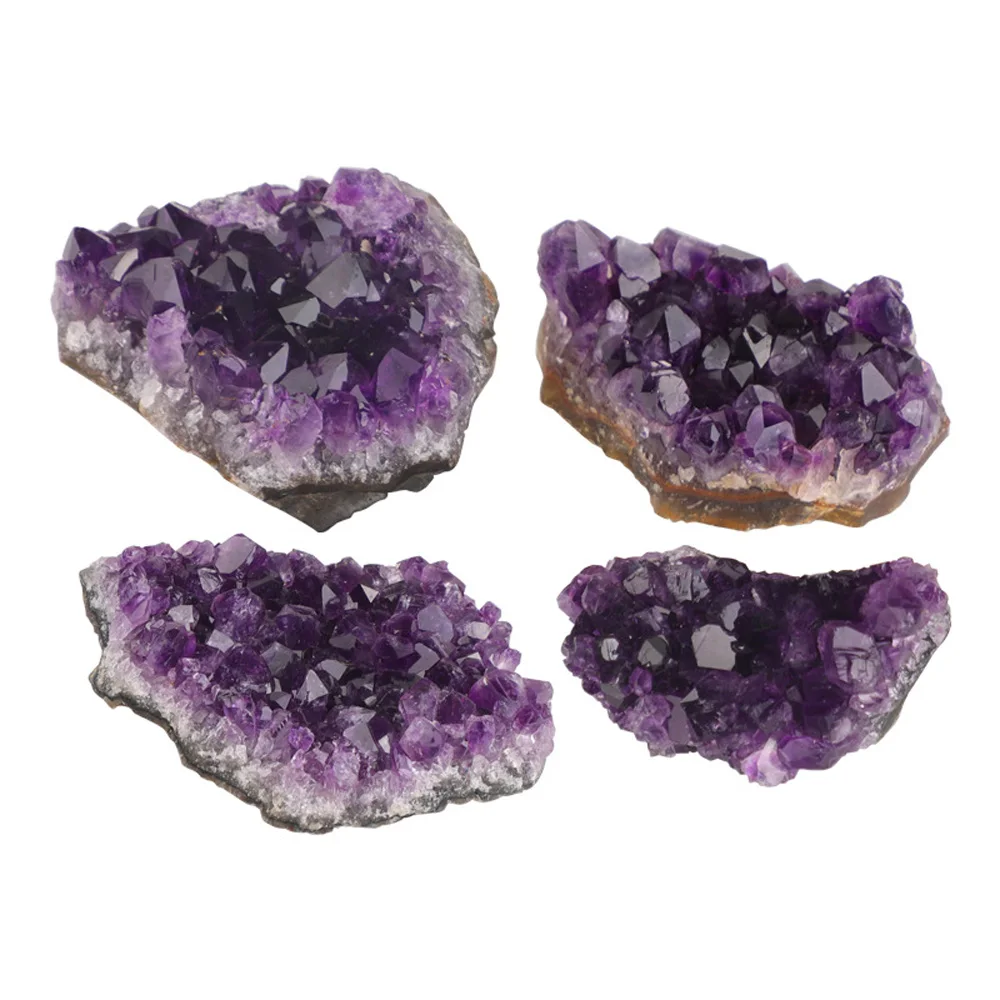 Natural Quartz Amethyst Cluster Healing Stones Specimen Home Decoration Crafts Purple Crystal Mineral Sample 1Pcs
Natural Quartz Amethyst Cluster Healing Stones Specimen Home Decoration Crafts Purple Crystal Mineral Sample 1Pcs