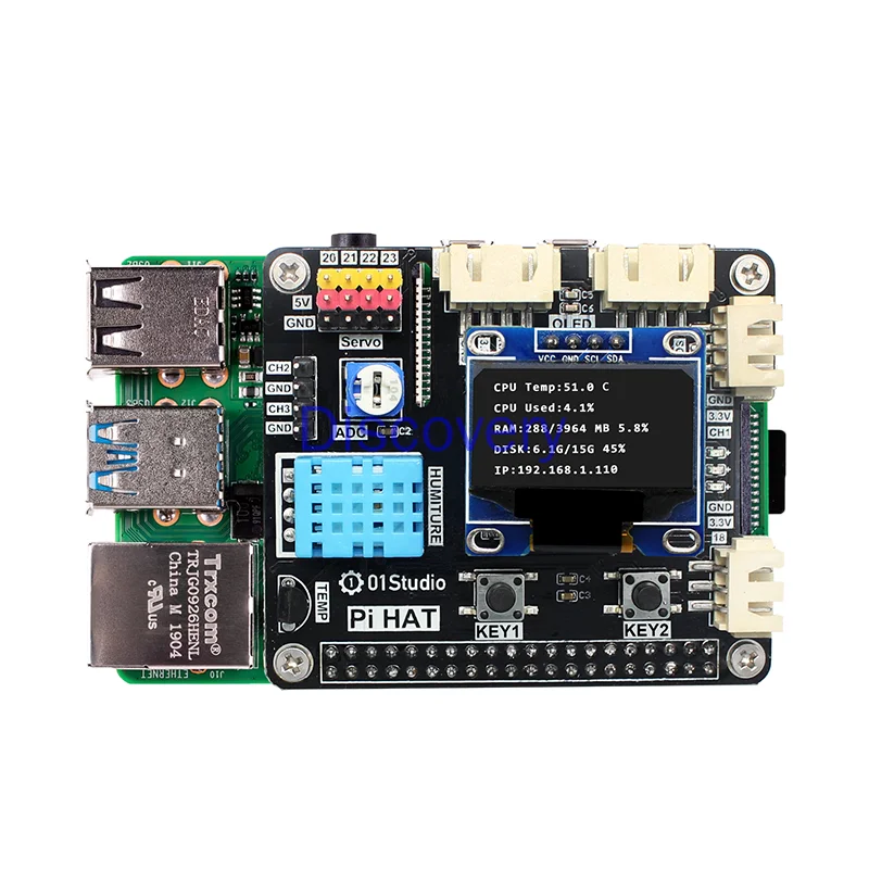 RaspberryPi 4B Development Kit RaspberryPI4 Generation Python Linux AI Development Board 8G
RaspberryPi 4B Development Kit RaspberryPI4 Generation Python Linux AI Development Board 8G