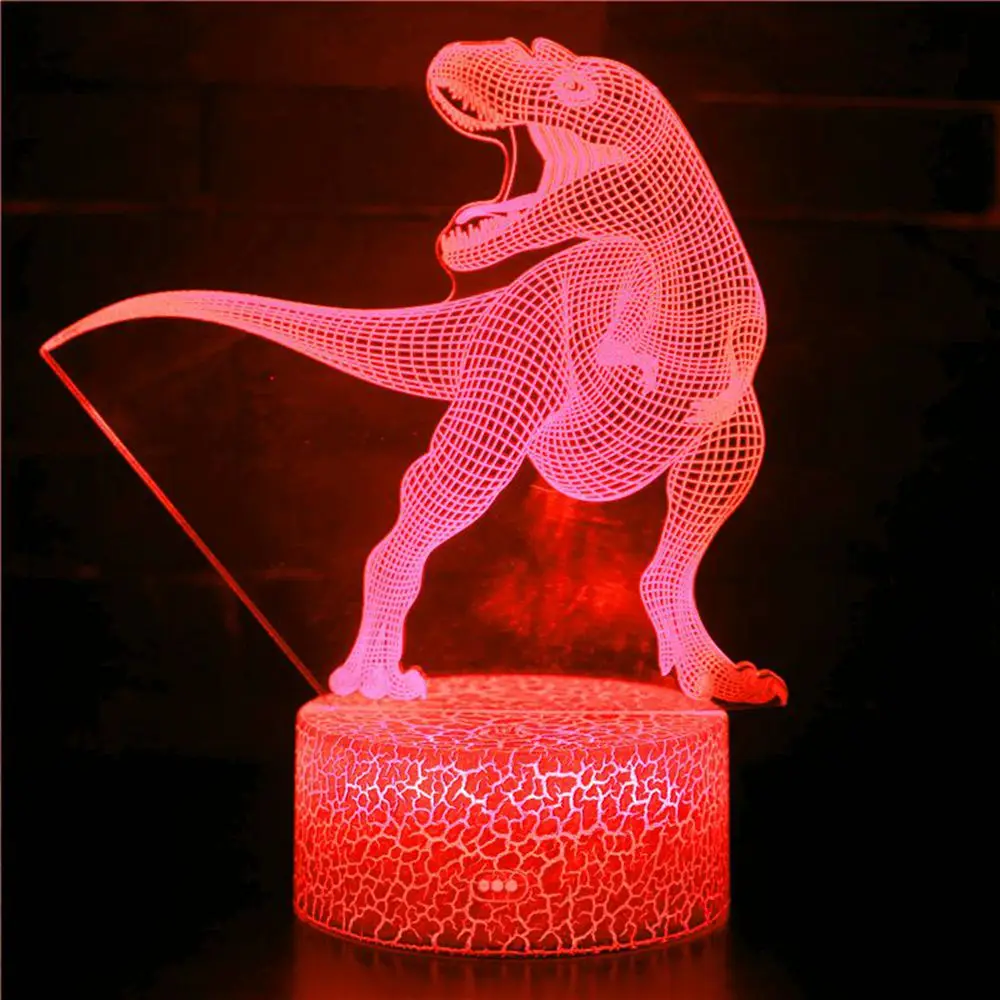 3D night light for dinosaur Poseidon dragon light 7-color touch remote control sensor bedroom desktop decoration background LED
3D night light for dinosaur Poseidon dragon light 7-color touch remote control sensor bedroom desktop decoration background LED