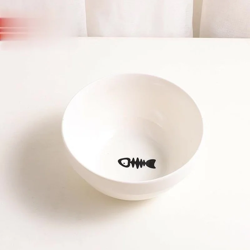 Tilting Cat Bowl with Stand Dog Bowl Ceramic Cat Feeding Bowl To Protect The Cervical Spine Cartoon Cat Supplies
Tilting Cat Bowl with Stand Dog Bowl Ceramic Cat Feeding Bowl To Protect The Cervical Spine Cartoon Cat Supplies