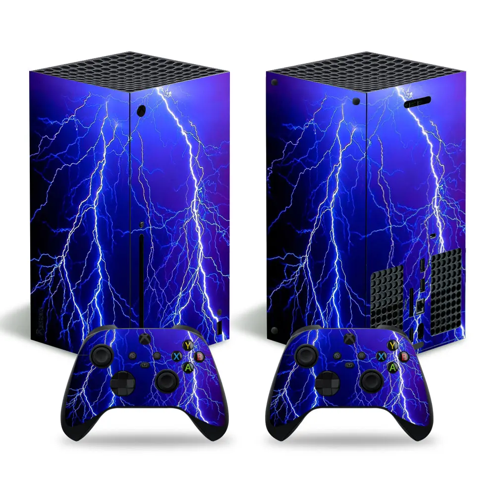 Стильная виниловая наклейка с молнией для Xbox серии X, Виниловая наклейка для Xbox серии X
Стильная виниловая наклейка с молнией для Xbox серии X, Виниловая наклейка для Xbox серии X
